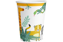 8 Cups Paper Get Wild 250 ml