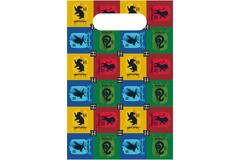 8 Party Bags Harry Potter Houses Paper 15,8 x 23,6 cm
