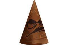 8 Party Hats Harry Potter Houses Paper 16 cm