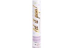 Confetti Cannon Multicolor Round Pastel Paper 28 cm