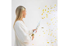 Confetti Cannon Gold Rectangular Foil 60 cm