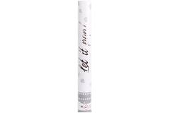 Confetti Cannon Rose Petals White Paper 40 cm