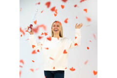 Confetti Cannon Heart Paper 60 cm