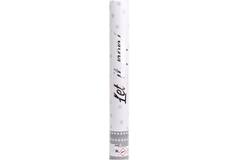 Confetti Cannon White Round Paper 40 cm