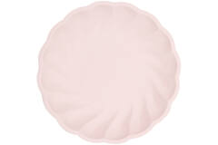 6 Plates Vert Decor Round Pink 22.9 cm