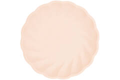 6 Plates Vert Decor Round Apricot 22.9 cm