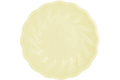 6 Plates Vert Decor Round Yellow 22.9 cm