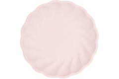 6 Plates Vert Decor Round Pink 18.8 cm