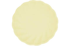 6 Plates Vert Decor Round Yellow 18.8 cm