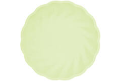 6 Plates Vert Decor Round Green 18.8 cm