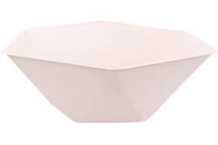 6 Bowls Vert Decor Hexagonal Pink 15.8 x 13.7 cm