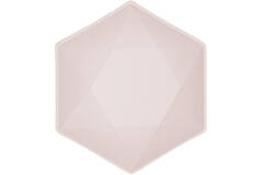 6 Bowls Vert Decor Hexagonal Pink 15.8 x 13.7 cm