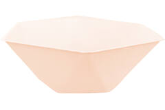 6 Bowls Vert Decor Hexagonal Apricot 15.8 x 13.7 cm