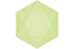 6 Bowls Vert Decor Hexagonal Green 15.8 x 13.7 cm