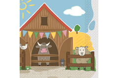 16 Napkins Farm Party 33 cm x 33 cm