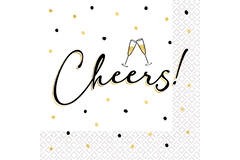 16 napkins "Cheers" 33cm x 33cm