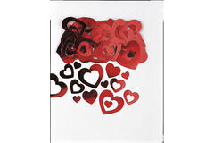 Confetti Die-Cut Hearts Metallic Foil 14 g