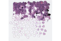 Confetti Sparkle Hearts Pink Foil 14 g