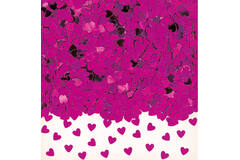 Confetti Sparkle Hearts Hot Pink Foil 14 g
