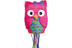 Pull Pinata Owl Paper / Plastic 33.6 x 48.8 x 15.8 cm