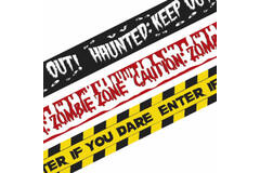 3 Caution Tapes Halloween Foil 914 cm