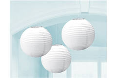 3 Lanterns Frosty White Paper 24.1 cm