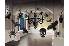 Decoration Kit Glitter Chandelier Paper / Foil 17 Pieces 716 cm / 9.1 - 60.9 cm