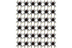 36 Spiders Plastic 5 x 4 cm