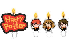 4 Pick Candles Harry Potter Wax / Plastic