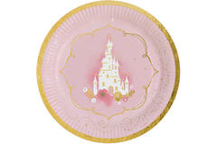 8 Plates Princess for a Day Round Papier 23 cm