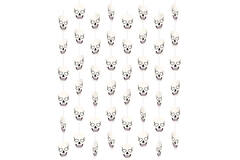 8 String Decorations Skulls Paper Length 130 cm