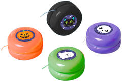 4 Yo-Yo's Spooky Assorted Plastic 4 cm