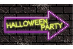 Direction Sign Halloween Party Plastic