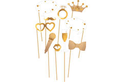 Photo Booth Kit Wedding Paper 10 Parts