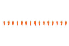 Garland Carrot Paper 15 x 160 cm