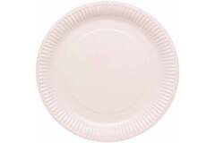 8 Plates Marshmallow Round Paper 23cm