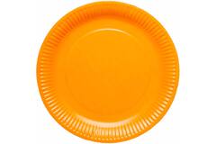 8 Plates Pumpkin Round Paper 23cm