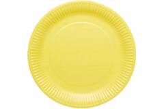 8 Plates Buttercup Round Paper 23cm