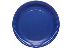 8 Plates Blueberry Round Paper 23cm