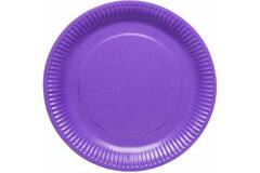 8 Plates Grape Round Paper 23cm