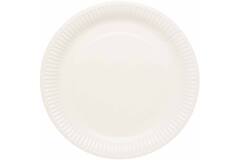 8 Plates Coconut Round Paper 23cm