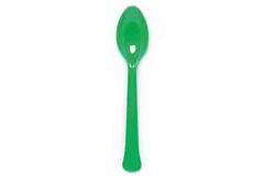 Spoons Plastic Evergreen 24 Pieces