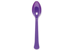 Spoons Plastic Grape 24 Pieces