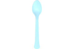 Spoons Plastic Clear Sky 24 Pieces