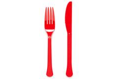 Cutlery Plastic Fiesta 24 Pieces