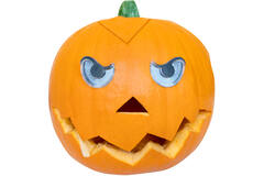 2 LED Light up Pumpkin Eyes Color Changing for Pumpkin Carving Assorted 3 Designs