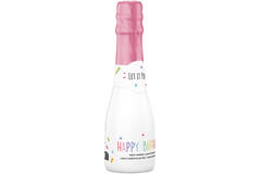 Confetti Popper Bottle Multicolor Round Paper 16cm Pink Bottle