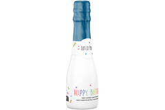 Confetti Popper Bottle Multicolor Round Paper 16cm Blue Bottle