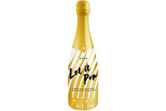 Confetti Bottle Gold Rectangular Foil 32cm