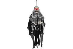 Animatronic Hanging Mini Ghoul Black 60 cm x 9 cm x 80 cm
